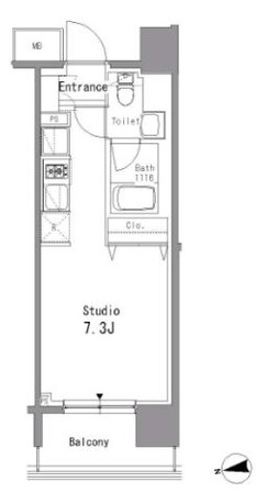 パークアクシス亀戸中央公園の物件間取画像